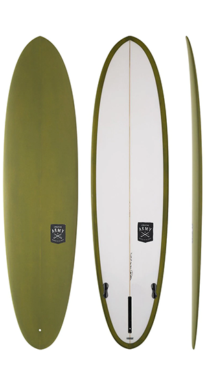 Creative Army 6'10 Huevo Khaki PU Surfboard