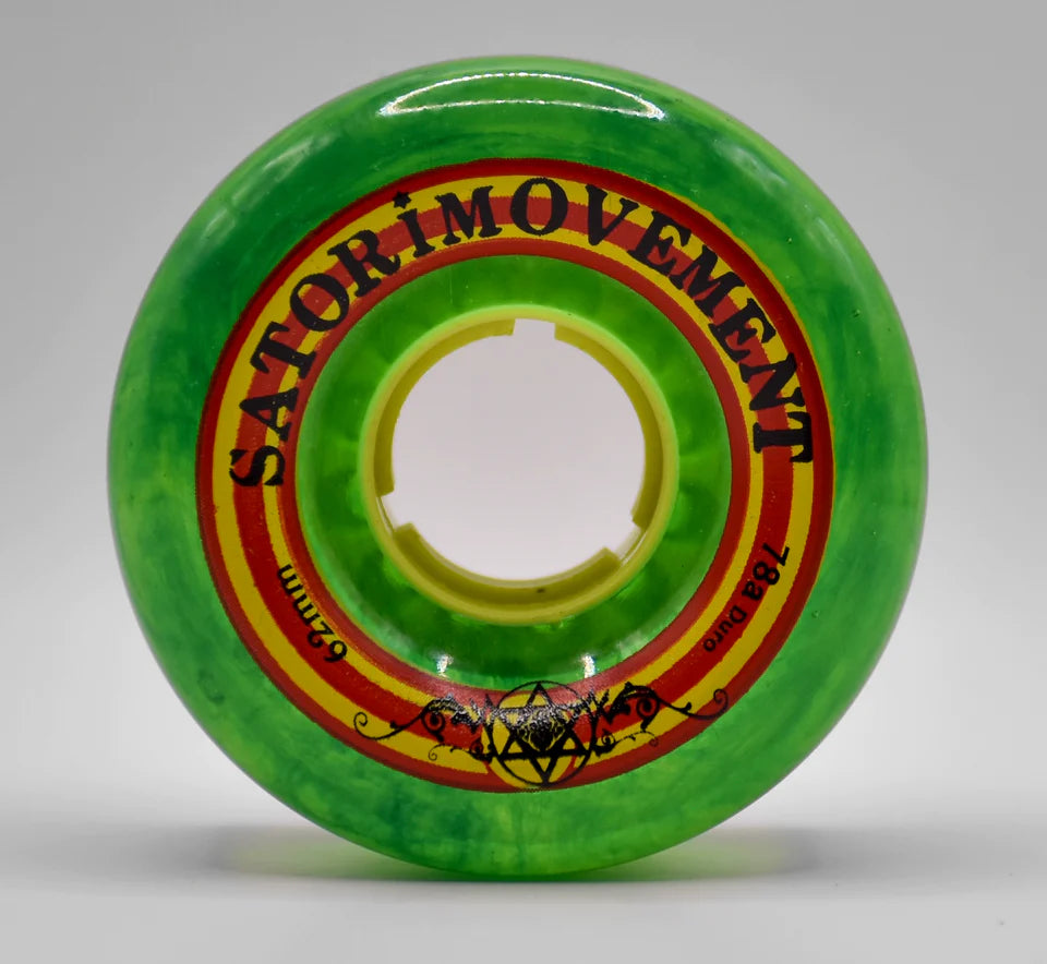 Satori Goo Balls Wheels 62mm 78A Rasta