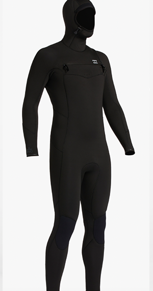Billabong Men's Absolute 5/4 hooded wetsuit