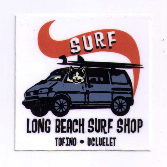 Long Beach Snugs Van Sticker