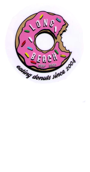 Long Beach Donut Sticker