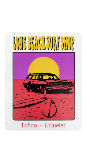 LBSS Sunset Wagon Sticker