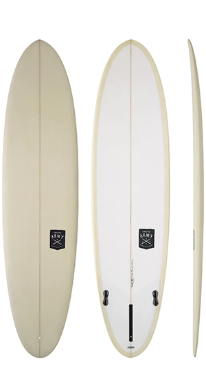 Creative Army 7'6 Huevo Stone PU Surfboard