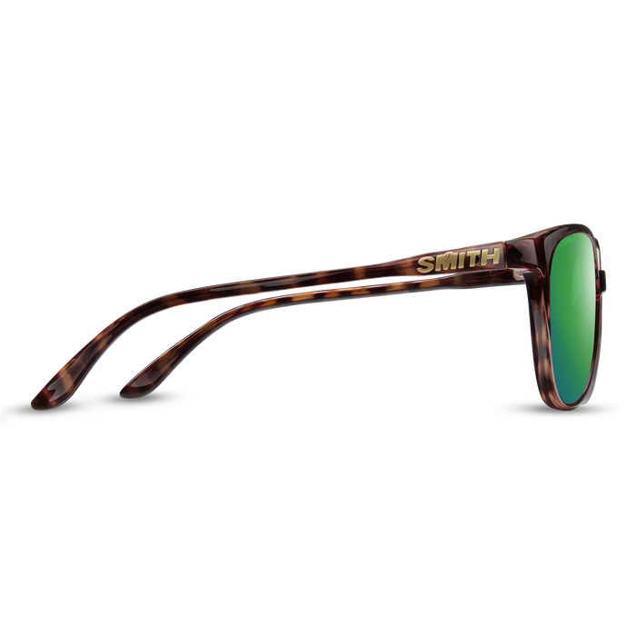 Smith Cheetah Sunglasses Tortoise Frame ChromaPop Polarized Green Mirror Lens