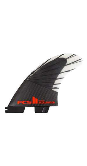 FCS II Accelerator Performance Core Carbon Medium Fin Set