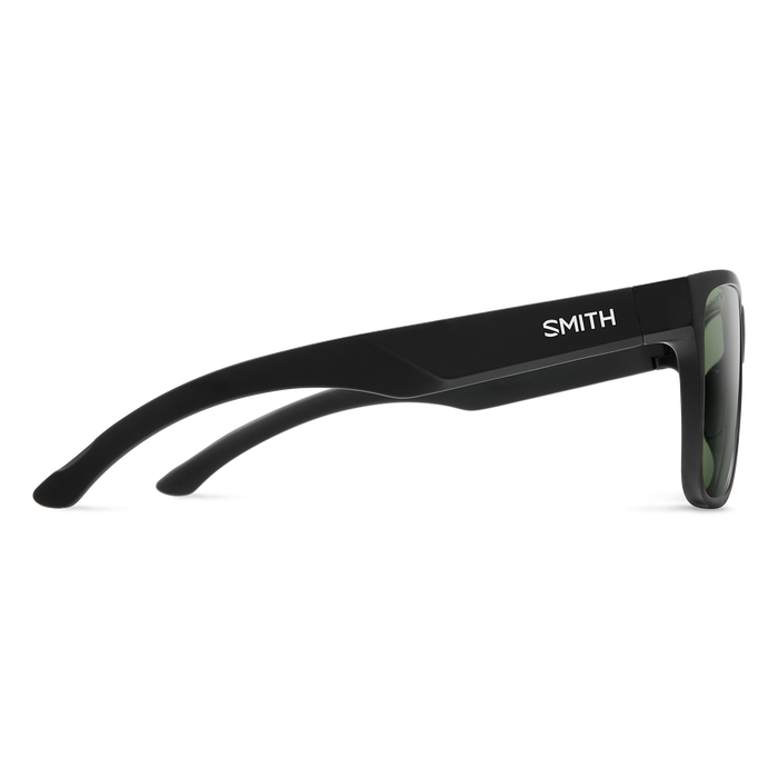 Smith Lowdown XL 2 Sunglasses Matte Black Frame ChromaPop Polarized Gray Green Lens