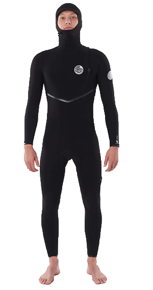 Rip Curl E-Bomb hooded 4/3 Zip Free Men's Wetsuit