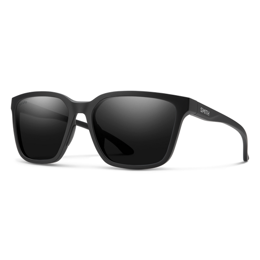 Smith Shoutout Sunglasses Matte Black Frame ChromaPop Polarized Black Lens