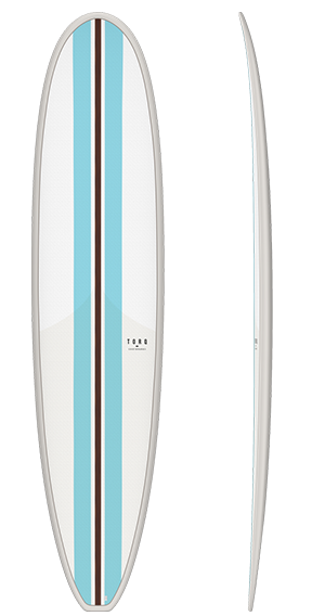 Torq Long 8'6 Surfboard Blue Stripes